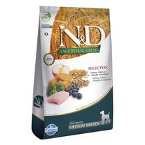 Ração ND Farmina Cães Adultos Ancestral Grain AG Selection Raças Médias 15kg