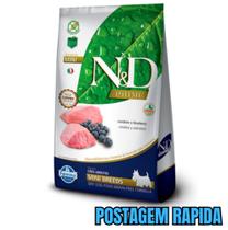 Ração ND para Cães Adultos de Raças Pequenas Sabor Cordeiro e Blueberry 10,1kg