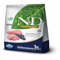 Ração NeD Prime Para Cães Adultos Raças Médias Sabor Cordeiro E Blueberry 10.1kg
