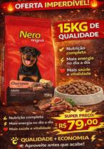 Ração Nero Churrasco para Cães Adultos 15kg Sabor Irresistível