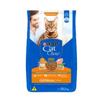 Ração Nestlé Purina Cat Chow Defense Plus Gatos Adultos Castrados Peixe 10,1Kg