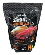 Ração Nutricon Carnivoros Superfície Color M 700gr Com Alho (SACO)