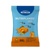 Ração Nutricon Flocos Nutriflakes 500g - Peixes Comunitários
