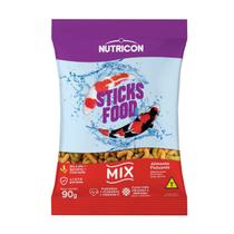 Ração Nutricon Sticks Food Mix 90g para Carpas Adultas