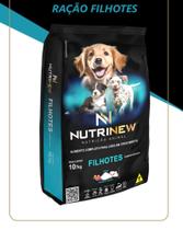Ração NutriNew Filhotes frango e arroz 10KG