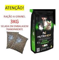 Ração Nutrinew Raças Pequenas frango e arroz 3KG A GRANEL