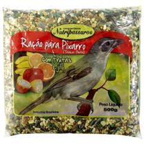 Racao Nutripassaros Pixarro Trinca-Ferro Frutas e Jilo 500g - Nutripássaros