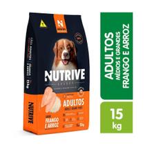 Ração Nutrive Select Cães Adultos Médio e Grande Porte Frango e Arroz 15kg - Solito