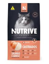 Ração NUTRIVE SELECT CAT CASTRADOS SALMAO 10.1KG