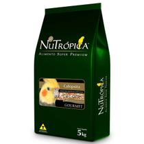 Ração Nutrópica Calopsita Gourmet 5kg Mistura Mix Sementes Super Premium Ring Neck Grande Alexandre