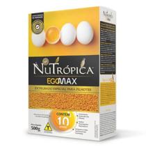 Ração Nutrópica Eggmax 500g Extrusado Tratar Filhote Passarinho Curió Canário Trinca Ferro Coleiro