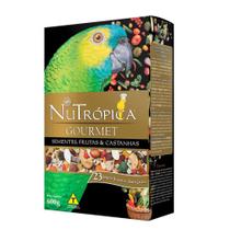 Ração NuTrópica Papagaio Gourmet 600g