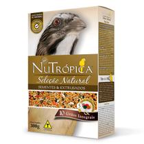 Ração Nutrópica Seleção Natural Trinca Ferro 300g Sementeira Pixarro Mix Sementes Super Premium