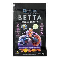 Ração Ocean Tech Betta Color e Growth - 6g Sachet