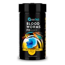 Ração Ocean Tech Blood Worms Alimento Liofilizado Peixes 12g