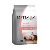 Ração Optimum para Gatos Adultos 1+ anos sabor Carne - 3kg