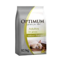 Ração Optimum para Gatos Adultos 1+ anos sabor Frango - 10,1kg