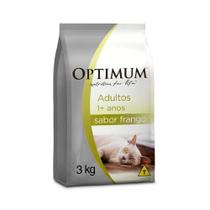 Ração Optimum para Gatos Adultos 1+ anos sabor Frango 3kg