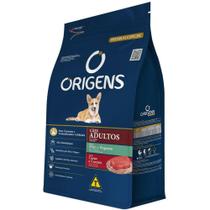 Ração Origens Cães Adultos Carne e Cereais Raças Mini/Peq. 10,1kg Ração Origens Cães Adultos Carne e Cereais Raças Mini/Peq. 10,1kg