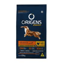 Ração Origens Para Cães Adultos Energy Frango 15Kg