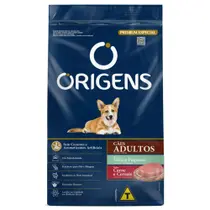 Ração Origens Premium Especial para Cães Adultos de Portes Mini e Pequeno Sabor Carne e Cereais 1 kg Ração Origens Premium Especial para Cães Adultos de Portes Mini e Pequeno Sabor Carne e Cereais 1 kg