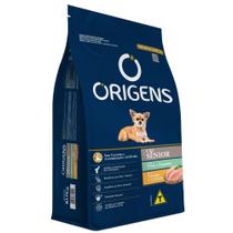 Ração Origens Premium Especial para Cães Sênior Portes Mini e Pequeno Sabor Frango e Cereais 1 kg