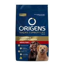 Ração Origens Raças Específicas Labrador e Golden Retriever Adultos 15 Kg