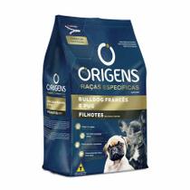 Ração Origens Raças Especificas para Bulldog Francês e Pug Filhotes - 1kg