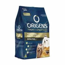 Ração Origens Raças Especificas para Yorkshire, Maltês e Spitz Adultos - 1kg Ração Origens Raças Especificas para Yorkshire, Maltês e Spitz Adultos - 1kg