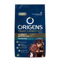 Ração Origens Raças Específicas Pit Bull e Rottweiller Filhotes 15 Kg