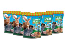 Ração P/coelhos Roedores Funny Bunny Blend 500g 5 unid Ração P/coelhos Roedores Funny Bunny Blend 500g 5 unid