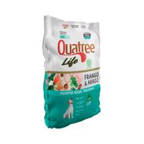 Ração Para Cachorro 3KG Alimento Quatre Life Filhote Raças Tamanho Pequeno Sabor Frango e Arroz