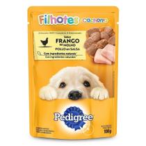 Ração para Cachorro Pedigree Premium Júnior Frango 100g Embalagem 18 unidades