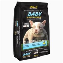 Ração Para Cachorros Filhotes 15kg Baby Super Premium Todas as Raças - Bully Nutrition Ração Para Cachorros Filhotes 15kg Baby Super Premium Todas as Raças - Bully Nutrition