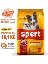 Ração para Cachorros Spert Cães Premium Especial Adultos Todos os Portes 10,1 KG Sabor Frango e Carne