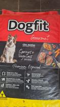 Ração para cães adultos dogfit gourmet sabor carne 10kg