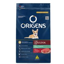 Ração para Cães Adultos Origens Porte Mini e Pequeno Sabor Carne e Cereais 3kg Ração para Cães Adultos Origens Porte Mini e Pequeno Sabor Carne e Cereais 3kg