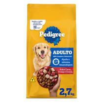 Ração para Cães Adultos Pedigree Carne, Frango e Cereais 2,7kg