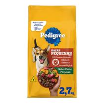 Ração para Cães Adultos Pedigree Raças Minis e Pequenas Carne e Vegetais 2,7kg