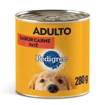 Ração para Cães Pedigree Adultos Lata Sabor Carne 280g