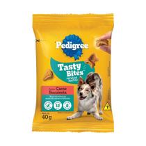 Ração para Cães Pedigree Tasty Bites Carne Suculenta 40g - Embalagem com 22 Unidades Ração para Cães Pedigree Tasty Bites Carne Suculenta 40g - Embalagem com 22 Unidades