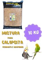 Racao Para Calopsita Passarinho Periquito Mix 10 Kg - Ribeirão Mix