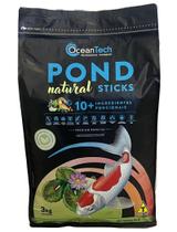 Ração Para Carpas Pond Natural Sticks 3kg Ocean Tech