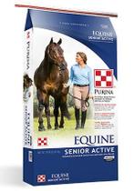 Ração para cavalos Purina Equine Senior Active 22,7 kg peletizada