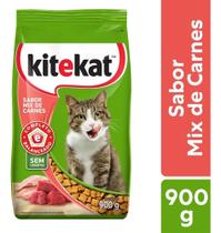 Ração Para Gato 900g Kitekat Mix De Carnes Alimento Completo