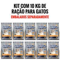 Ração Para Gato Billy Cat Premium Sabor Frango 10kg - 10 pacotes de 1kg