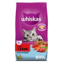 Ração para Gato Castrado Whiskas Sabor Carne 900g