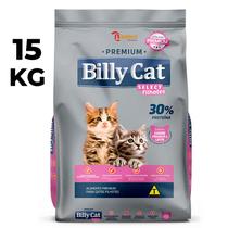 Ração Para Gato Filhote Billy Cat Premium Sabor Carne, Frango e Leite 15kg