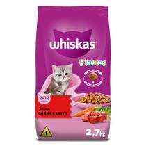 Ração para Gato Filhote Whiskas Carne e Leite 2,7kg