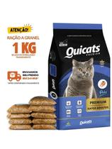 Ração Para Gato Quicats Peixe 1 KG Granel